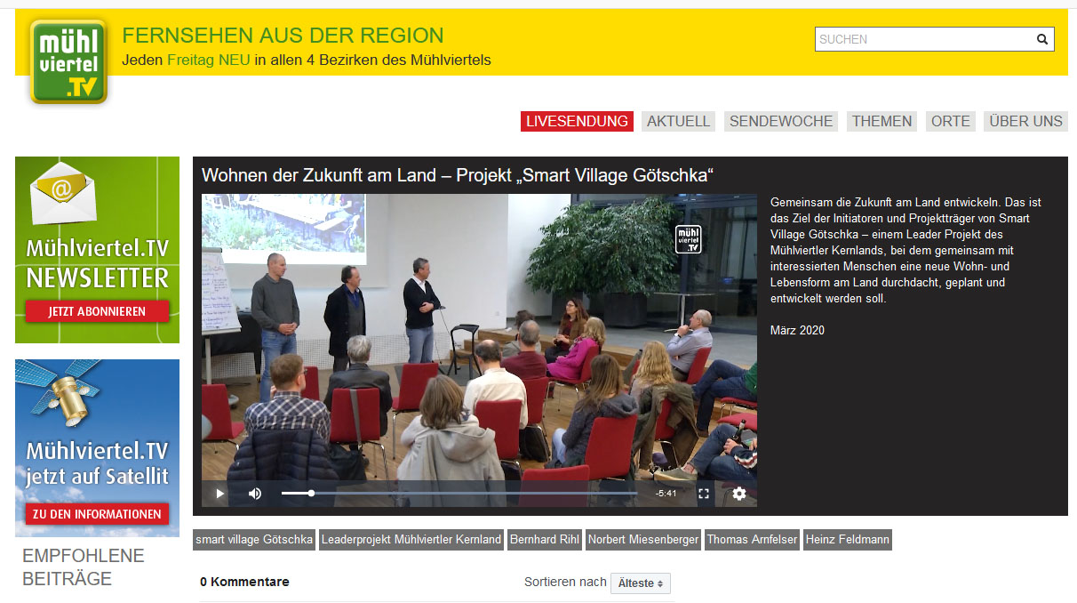 Smart Village, MVTV, März 2020